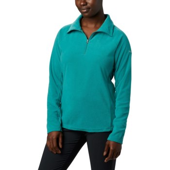 Columbia Glacial IV Half Zip Fleece, Sudaderas Verdes Claro Para Mujer | 879461-NQO